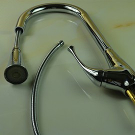 Deck Mounted Single Handle One Hole with Chrome Kitchen Tap