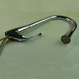 Deck Mounted Single Handle One Hole with Chrome Kitchen Tap