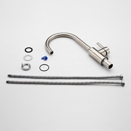 Kitchen Tap Centerset with Brushed Single Handle One Hole