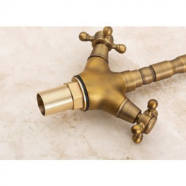 Centerset Antique Brass Kitchen Tap