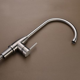 High Quality Fashion Brushed Finish Stainless Steel 360 Degree Rotatable Kitchen Sink Tap