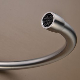 High Quality Fashion Brushed Finish Stainless Steel 360 Degree Rotatable Kitchen Sink Tap