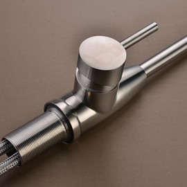 High Quality Fashion Brushed Finish Stainless Steel 360 Degree Rotatable Kitchen Sink Tap