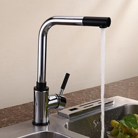 Deck Mounted Single Handle One Hole with Chrome Kitchen Tap