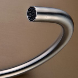 High Quality Fashion Brushed Finish Stainless Steel 360 Degree Rotatable Kitchen Sink Tap