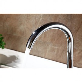 Charmingwater Deck Mounted Single Handle One Hole with Chrome Kitchen Tap