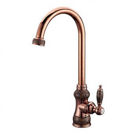 Deck Mounted Single Handle One Hole with Ti-PVD Kitchen Tap