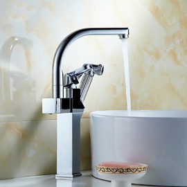 Total Copper Silver Multifunction Face Basin Hot Cold Water Tap