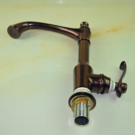 Deck Mounted Single Handle One Hole with Oil-rubbed Bronze Kitchen Tap