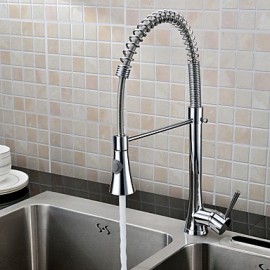 Deck Mounted Single Handle One Hole with Chrome Kitchen Tap