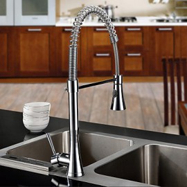 Deck Mounted Single Handle One Hole with Chrome Kitchen Tap