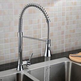 Deck Mounted Single Handle One Hole with Chrome Kitchen Tap