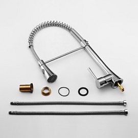 Deck Mounted Single Handle One Hole with Chrome Kitchen Tap