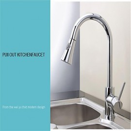 Deck Mounted Single Handle One Hole with Chrome Kitchen Tap