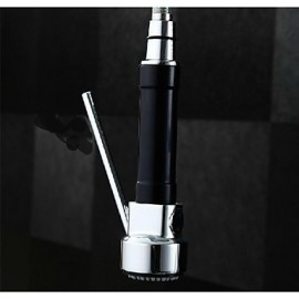 Pull Down Kitchen Sink Tap Swivel Spout Mixer Chrome Finish