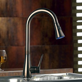 Deck Mounted Single Handle One Hole with Oil-rubbed Bronze Kitchen Tap