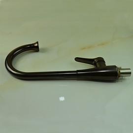 Deck Mounted Single Handle One Hole with Oil-rubbed Bronze Kitchen Tap