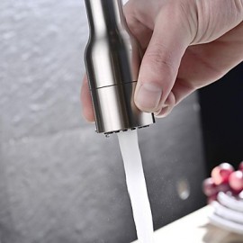 Deck Mounted Single Handle One Hole with Brushed Kitchen Tap