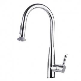 Deck Mounted Single Handle One Hole with Chrome Kitchen Tap