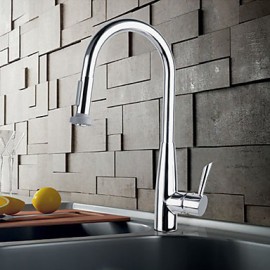 Deck Mounted Single Handle One Hole with Chrome Kitchen Tap