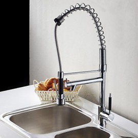 Deck Mounted Single Handle One Hole with Chrome Kitchen Tap