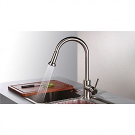 American Standard Deck Mounted Single Handle One Hole with Nickel Brushed Kitchen Tap