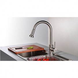 American Standard Deck Mounted Single Handle One Hole with Nickel Brushed Kitchen Tap