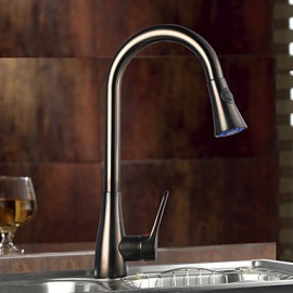 Kitchen Tap Antique Pullout Spray/Sidespray/Pre Rinse Brass Oil-rubbed Bronze