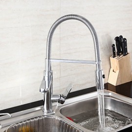 Contemporary Fashion Kitchen Sink Tap - Chrome F-0602