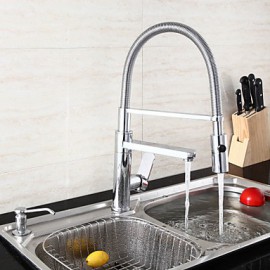 Contemporary Fashion Kitchen Sink Tap - Chrome F-0602