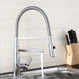 Contemporary Fashion Kitchen Sink Tap - Chrome F-0602