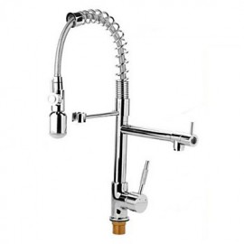 Modern LED Color Changing Chrome Finish Kitchen Tap Water Tap