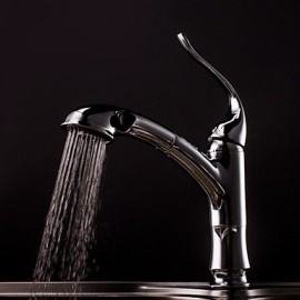 YALI.M? Deck Mounted Single Handle One Hole with Chrome Kitchen Tap