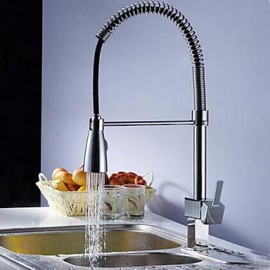 Deck Mounted Single Handle One Hole with Chrome Kitchen Tap