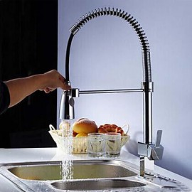 Deck Mounted Single Handle One Hole with Chrome Kitchen Tap