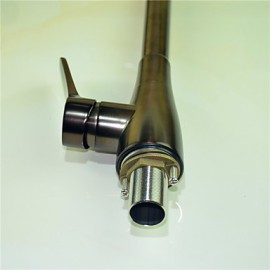 Deck Mounted Single Handle One Hole with Oil-rubbed Bronze Kitchen Tap