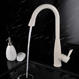 Deck Mounted Single Handle One Hole with Painting Kitchen Tap