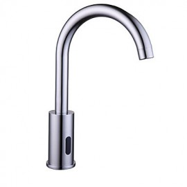 Centerset Single Handle One Hole in Chrome Kitchen Tap