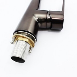 Deck Mounted Single Handle One Hole with Oil-rubbed Bronze Kitchen Tap