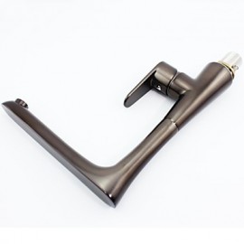 Deck Mounted Single Handle One Hole with Oil-rubbed Bronze Kitchen Tap