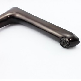 Deck Mounted Single Handle One Hole with Oil-rubbed Bronze Kitchen Tap