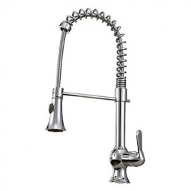 Warpeu Deck Mounted Single Handle One Hole with Chrome Kitchen Tap