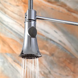 Warpeu Deck Mounted Single Handle One Hole with Chrome Kitchen Tap