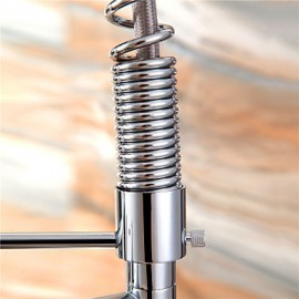 Warpeu Deck Mounted Single Handle One Hole with Chrome Kitchen Tap