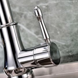 Deck Mounted Single Handle One Hole with Chrome Kitchen Tap