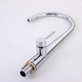 Deck Mounted Single Handle One Hole with Chrome Kitchen Tap