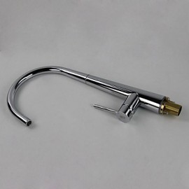 Deck Mounted Single Handle One Hole with Chrome Kitchen Tap