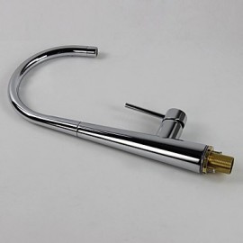 Deck Mounted Single Handle One Hole with Chrome Kitchen Tap