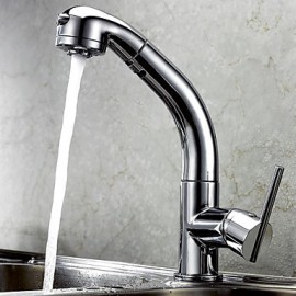 Deck Mounted Single Handle One Hole with Chrome Kitchen Tap