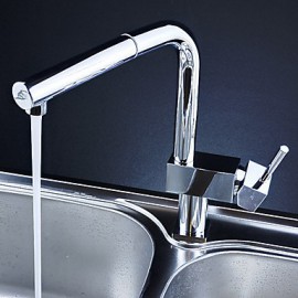 Deck Mounted Single Handle One Hole with Chrome Kitchen Tap